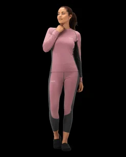 Haze Baselayer Set W Heather Rose/Iron Grey