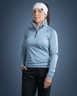 Haze Warm Wool 1/2 Zip W Winter Sky
