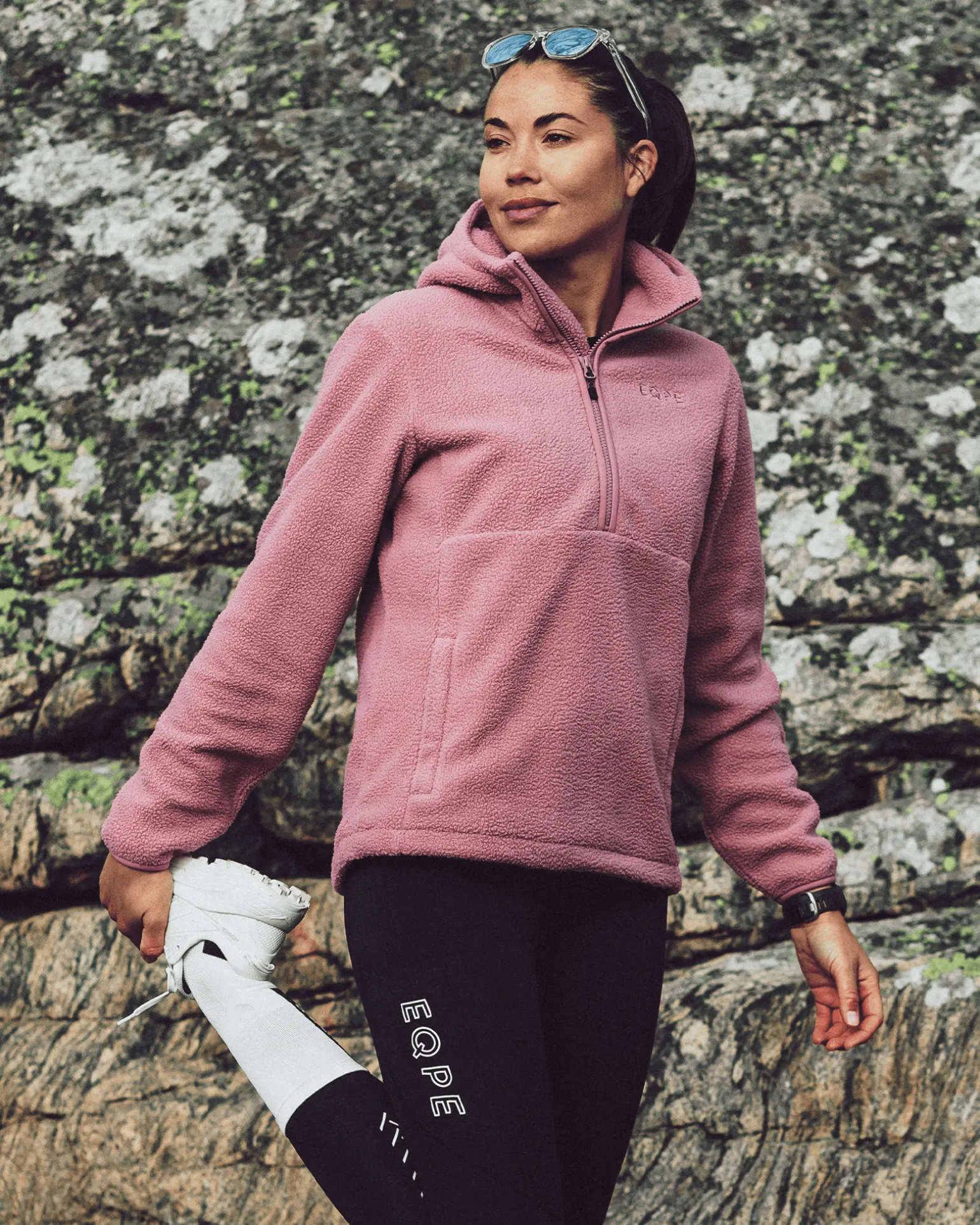 Pile Anorak W Heather Rose