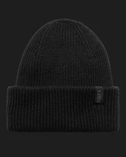 Åppås Heavy Knit Beanie Deep Black