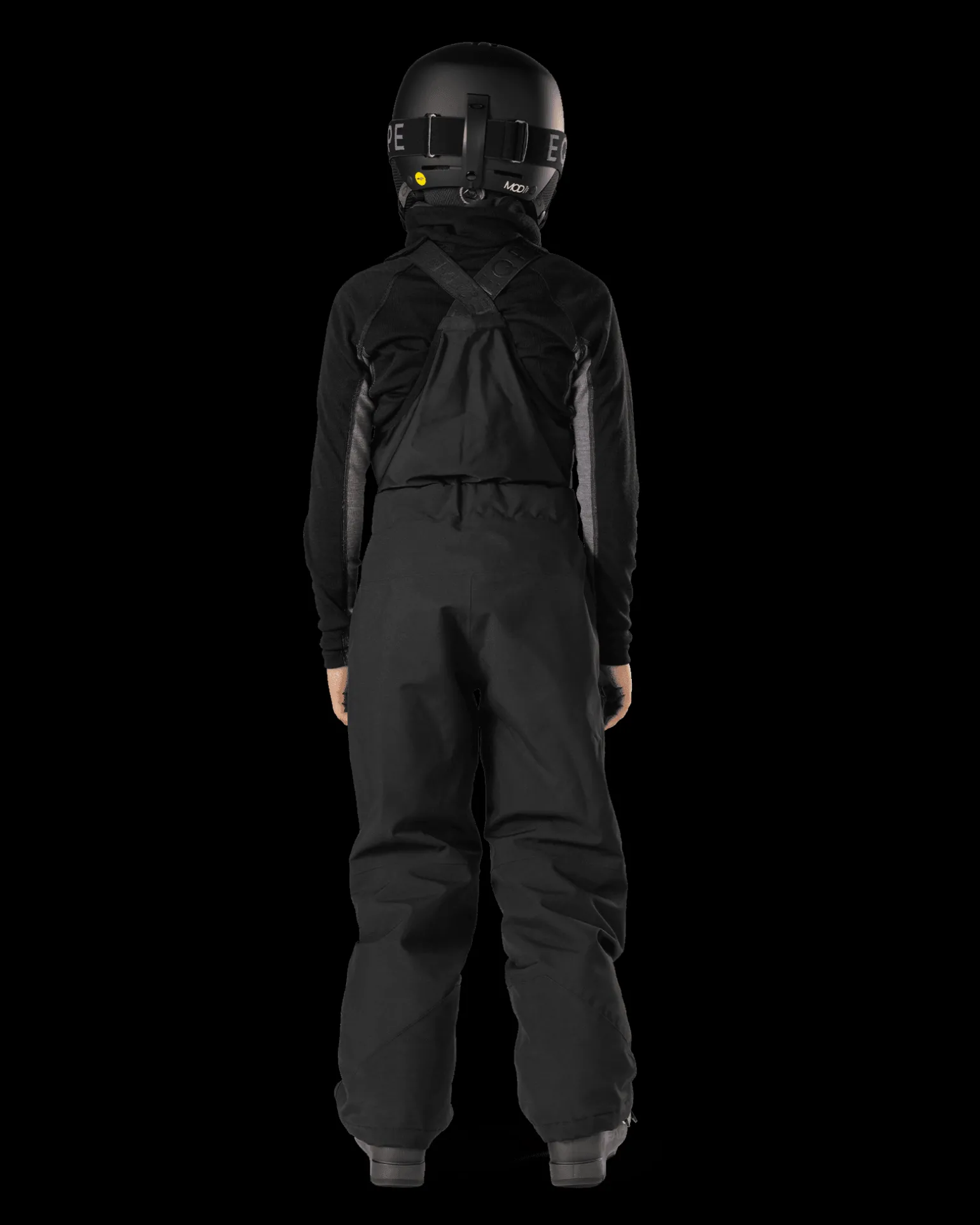 Qanuk Bib Pant JR Deep Black