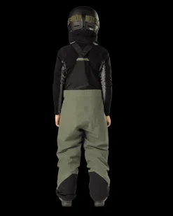 Qanuk Bib Pant JR Lichen Green