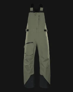 Qanuk Bib Pant JR Lichen Green