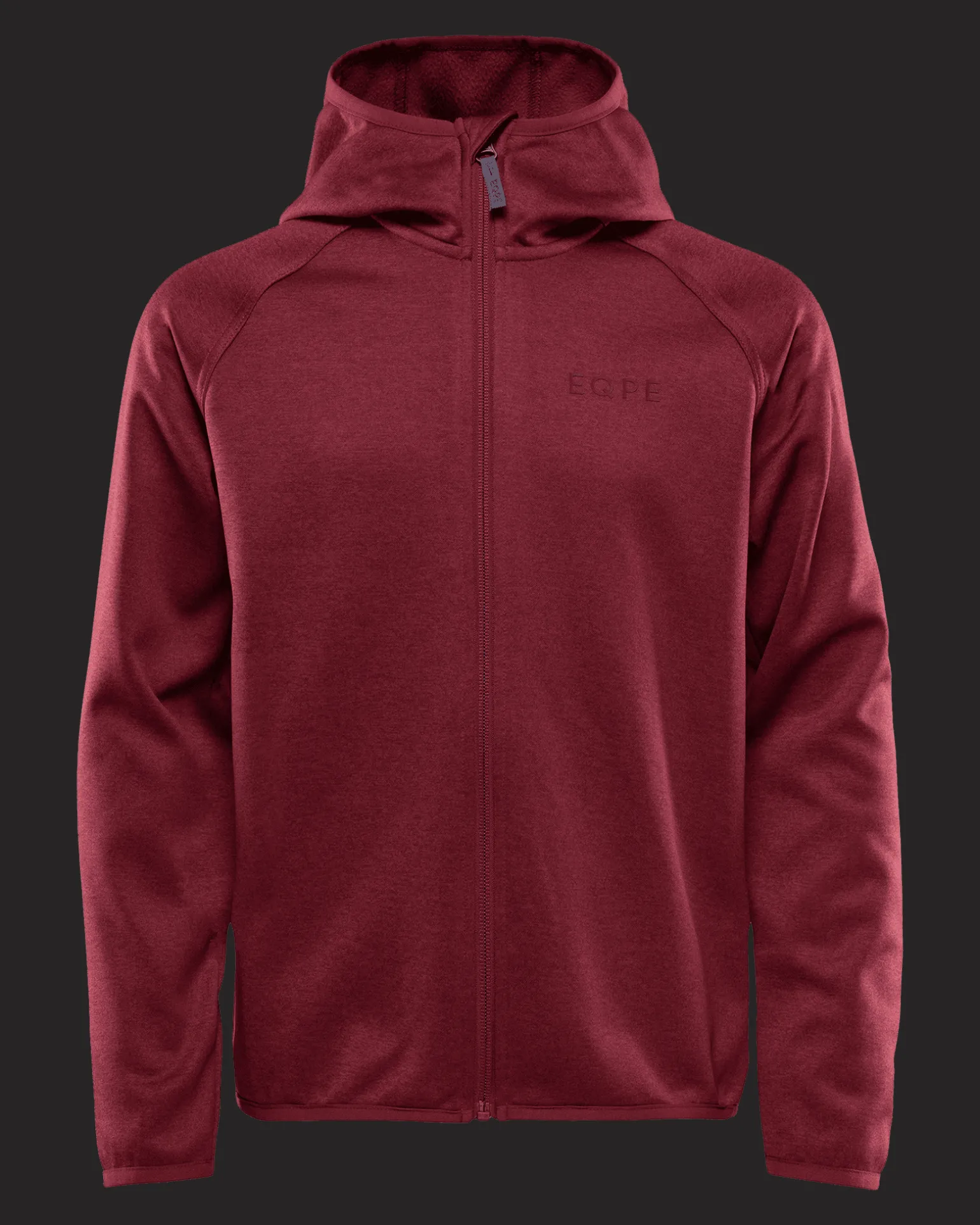 Qanuk Fleece Hood JR Cabernet Melange