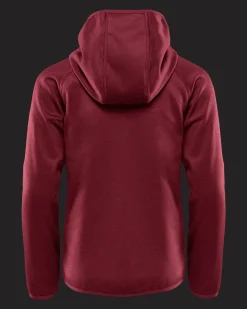 Qanuk Fleece Hood JR Cabernet Melange