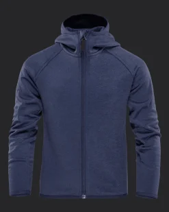 Qanuk Fleece Hood JR Navy Blazer Melange