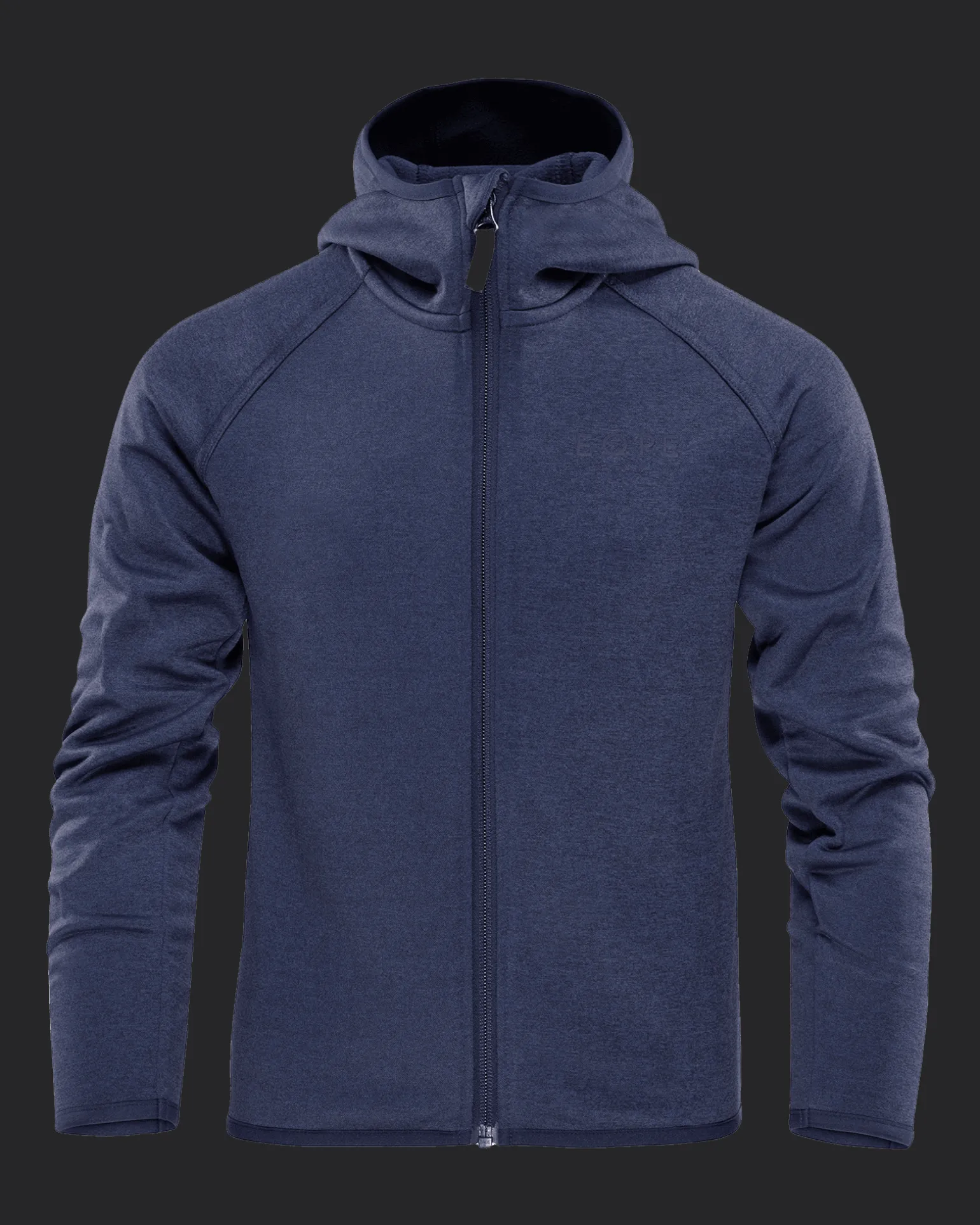 Qanuk Fleece Hood JR Navy Blazer Melange