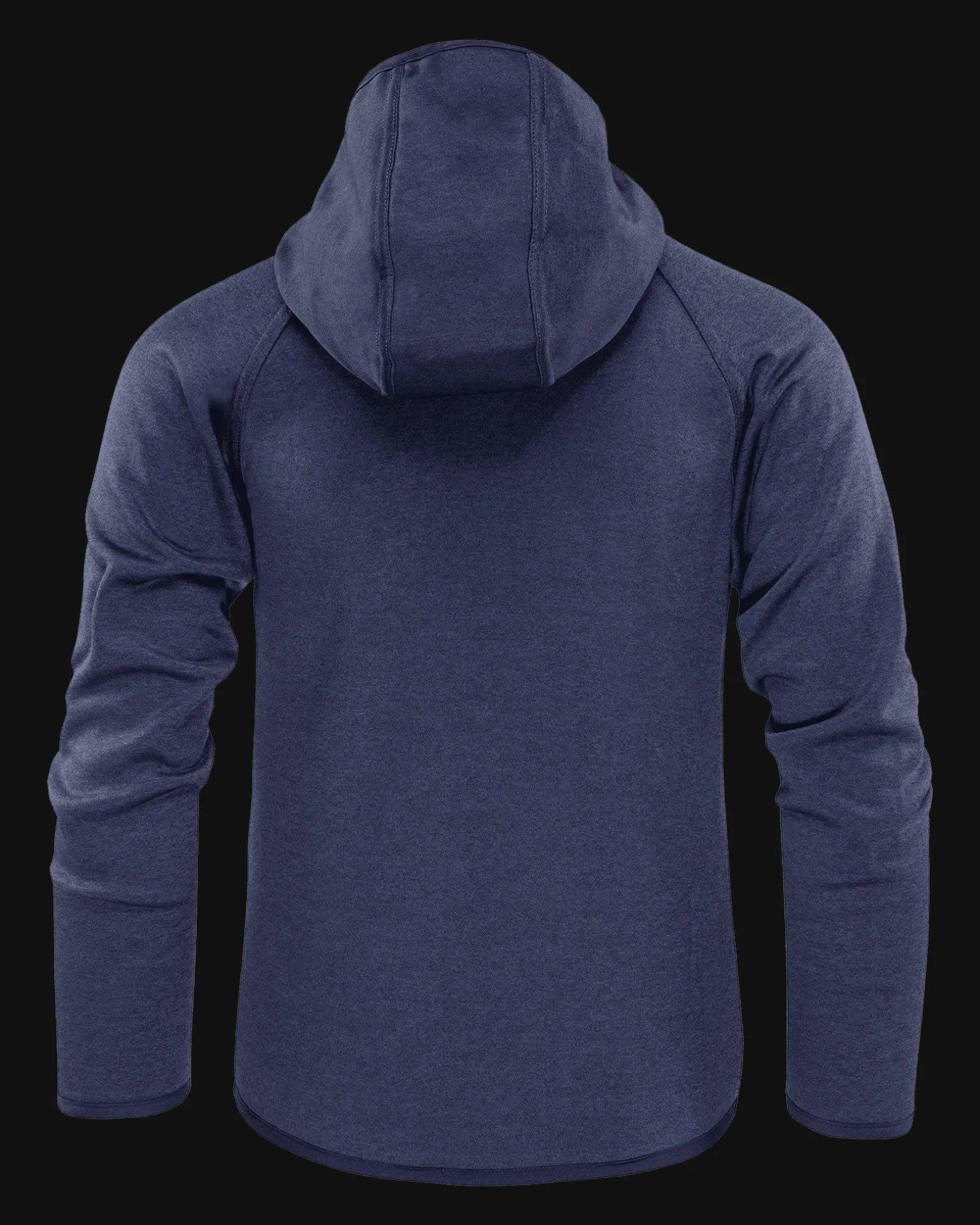 Qanuk Fleece Hood JR Navy Blazer Melange