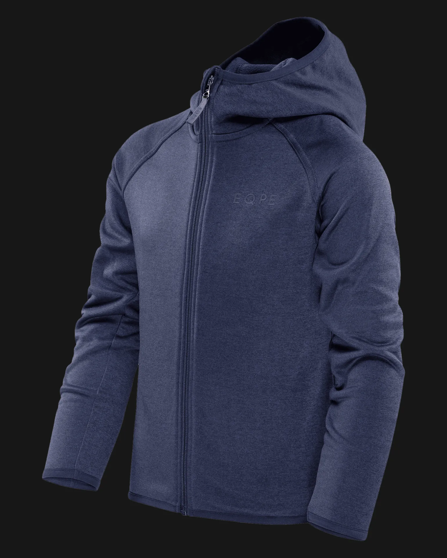 Qanuk Fleece Hood JR Navy Blazer Melange