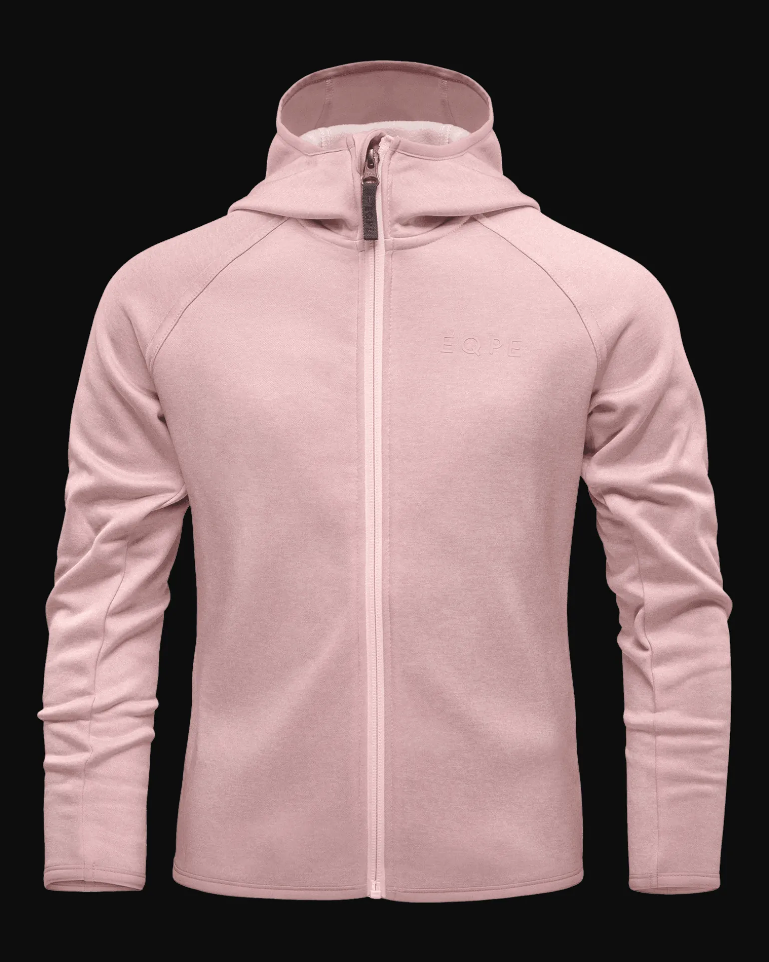 Qanuk Fleece Hood JR Pale Rose Melange