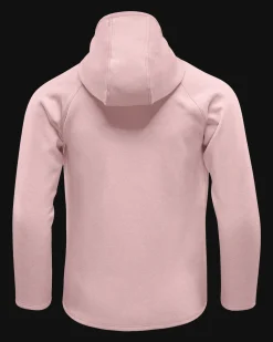 Qanuk Fleece Hood JR Pale Rose Melange