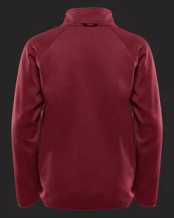 Qanuk Melange Fleece JR Cabernet Melange