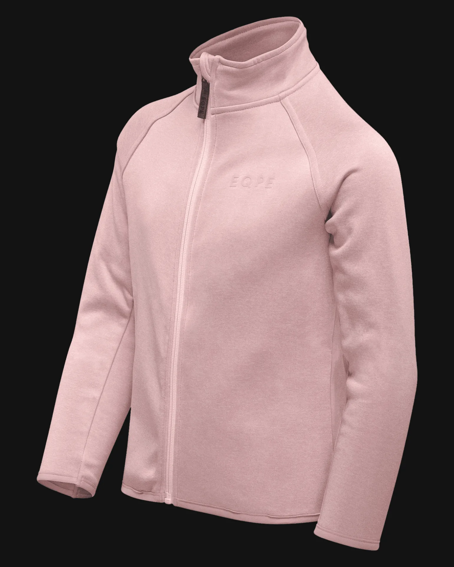 Qanuk Melange Fleece JR Pale Rose Melange