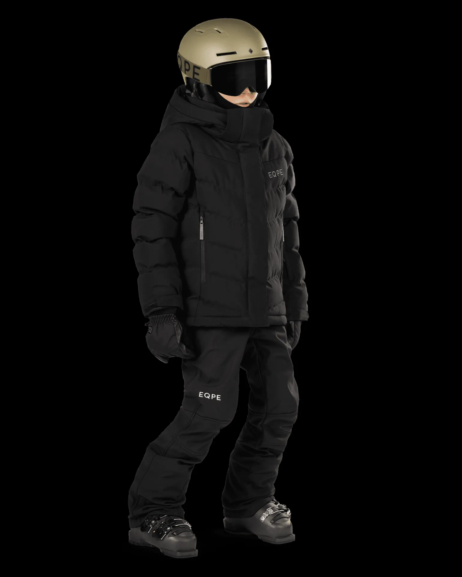 Qanuk Silhouette Jacket JR Deep Black