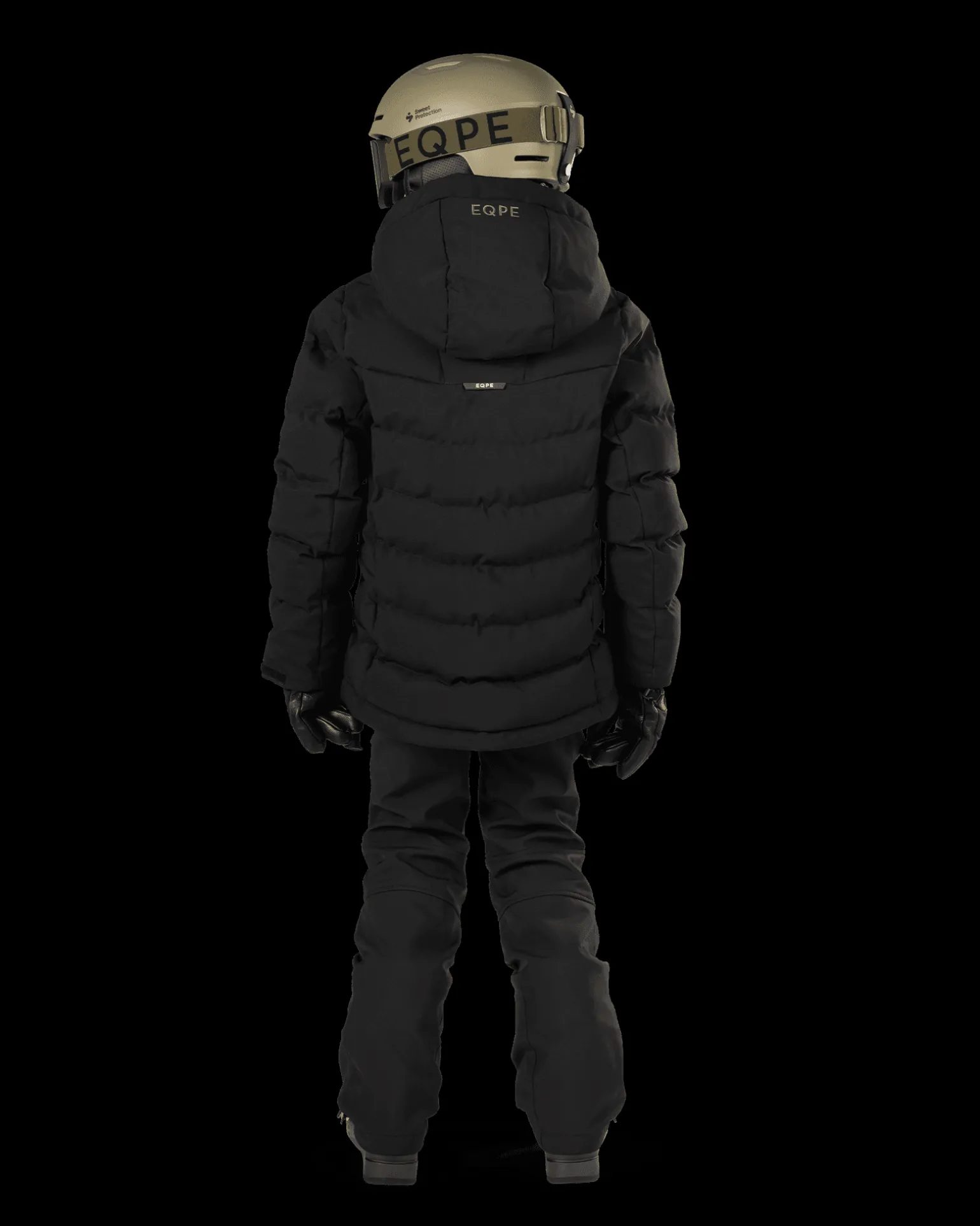 Qanuk Silhouette Jacket JR Deep Black