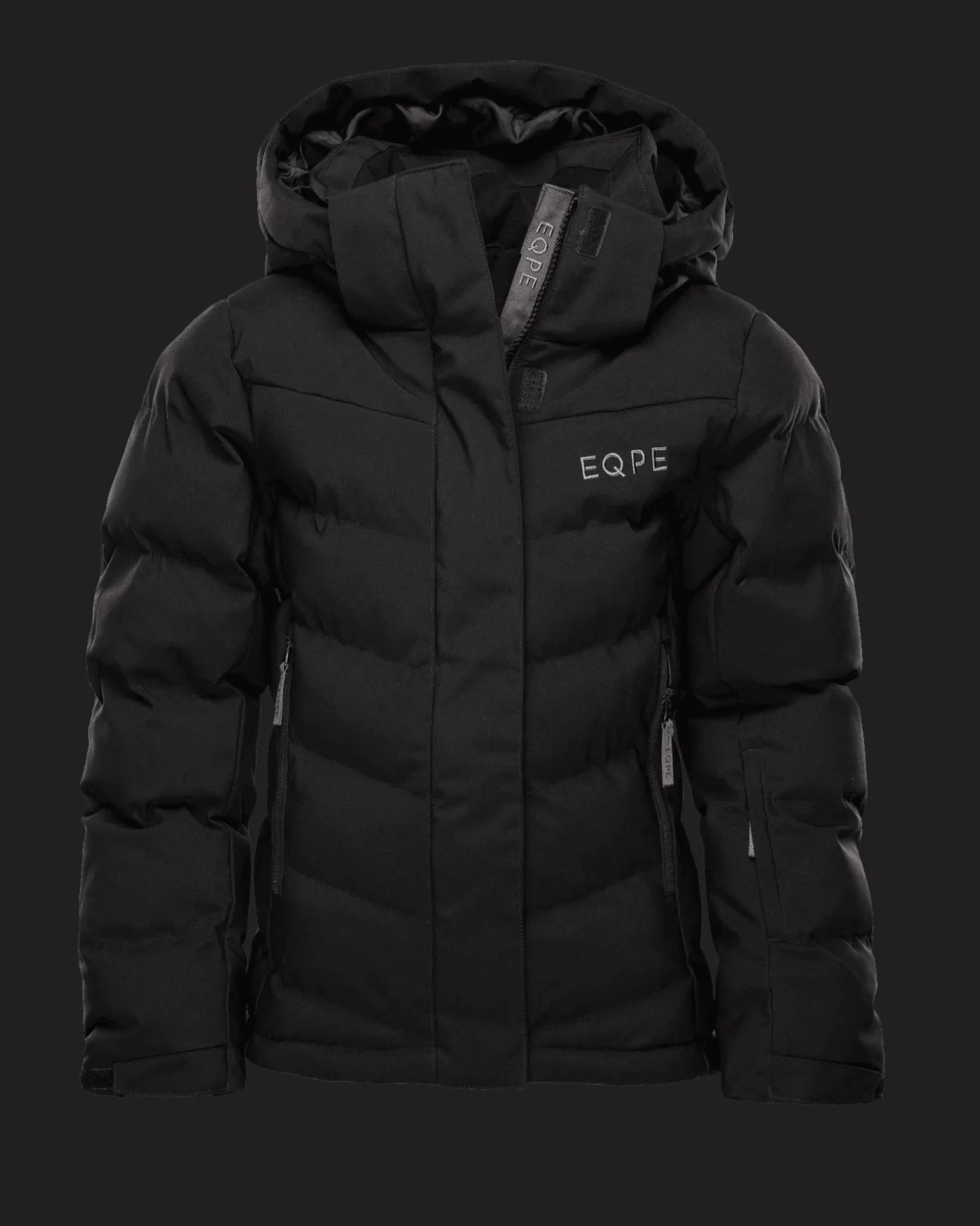 Qanuk Silhouette Jacket JR Deep Black