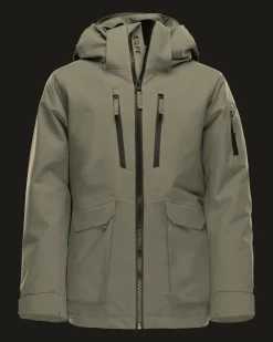 Ridge Insulated Jacket JR Lichen Green