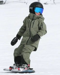 Ridge Insulated Pant JR Lichen Green