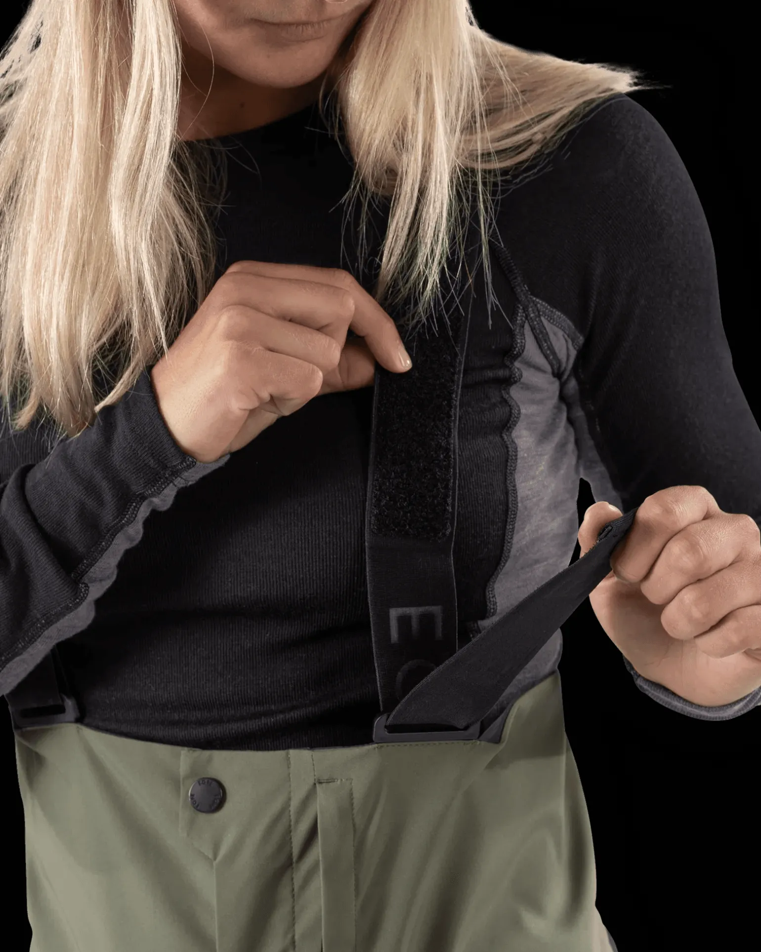 Rido Bib Shell Pant W Lichen Green