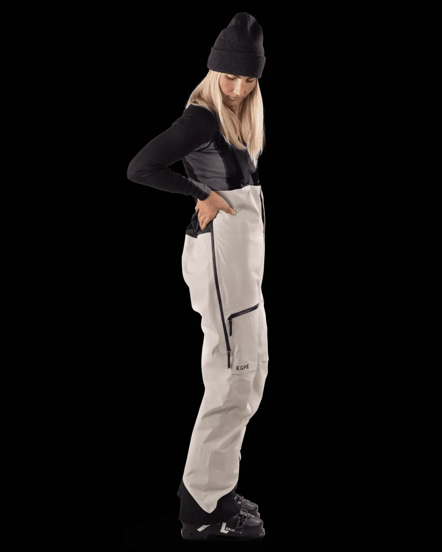 Rido Bib Shell Pant W Limestone