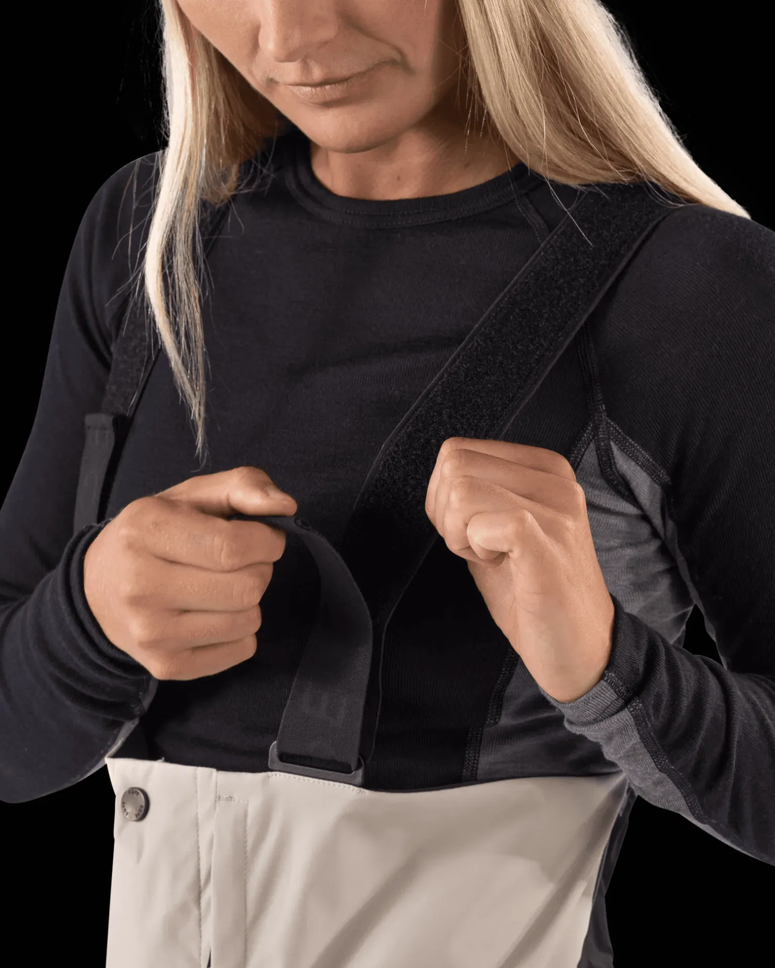 Rido Bib Shell Pant W Limestone