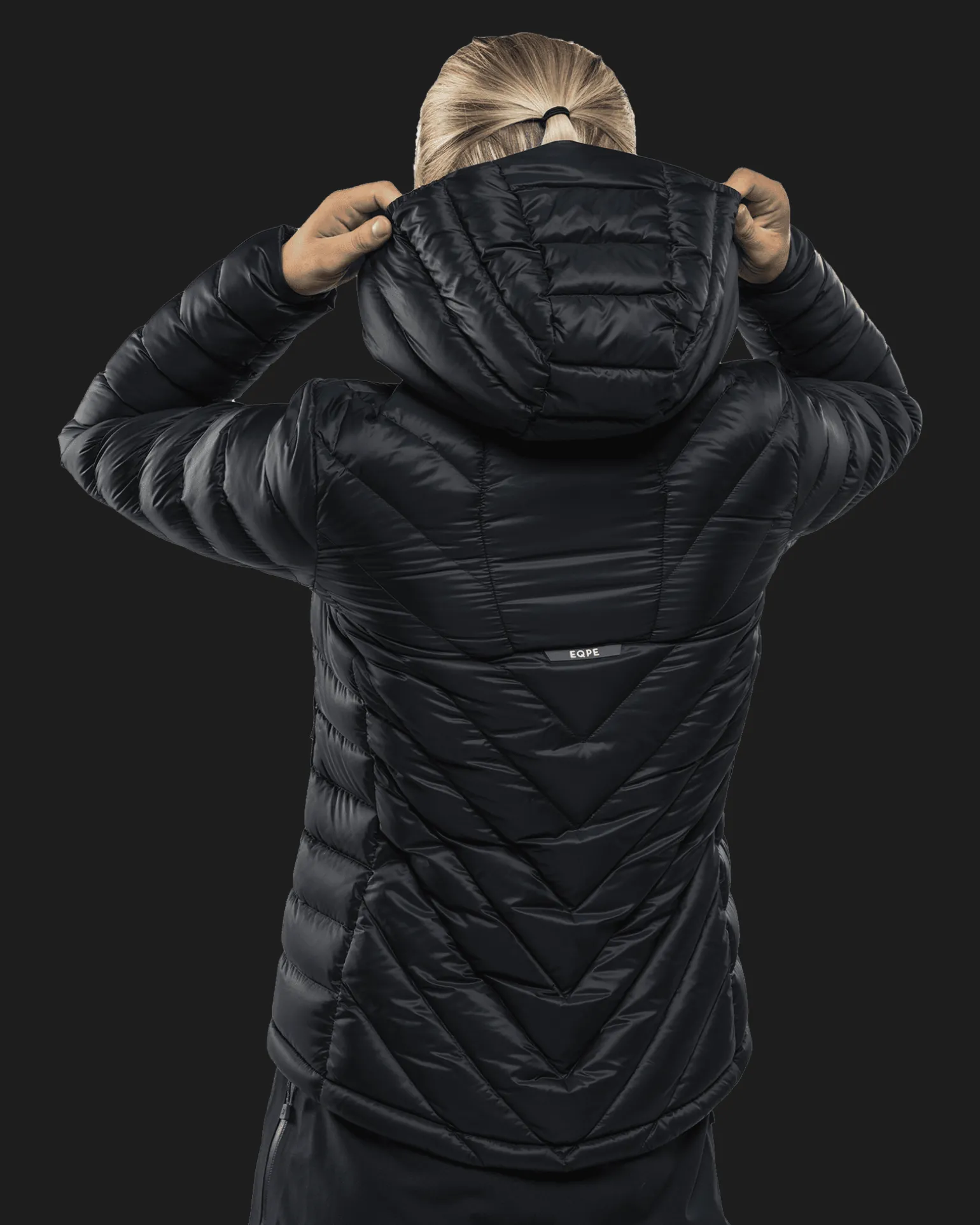 Rido Down Liner Hood W Deep Black