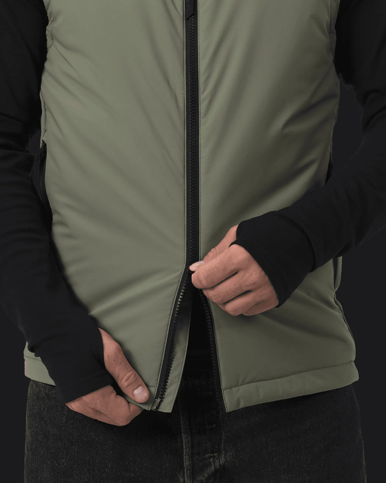 Rido Hybrid Vest Lichen Green