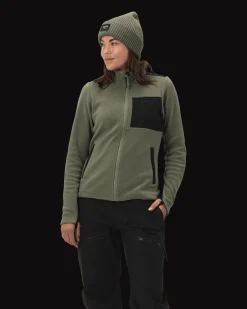 Rido Micro Fleece Jacket W Lichen Green