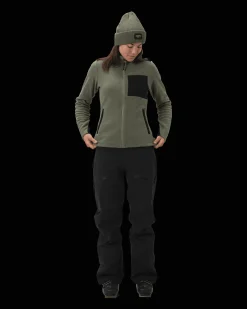 Rido Micro Fleece Jacket W Lichen Green