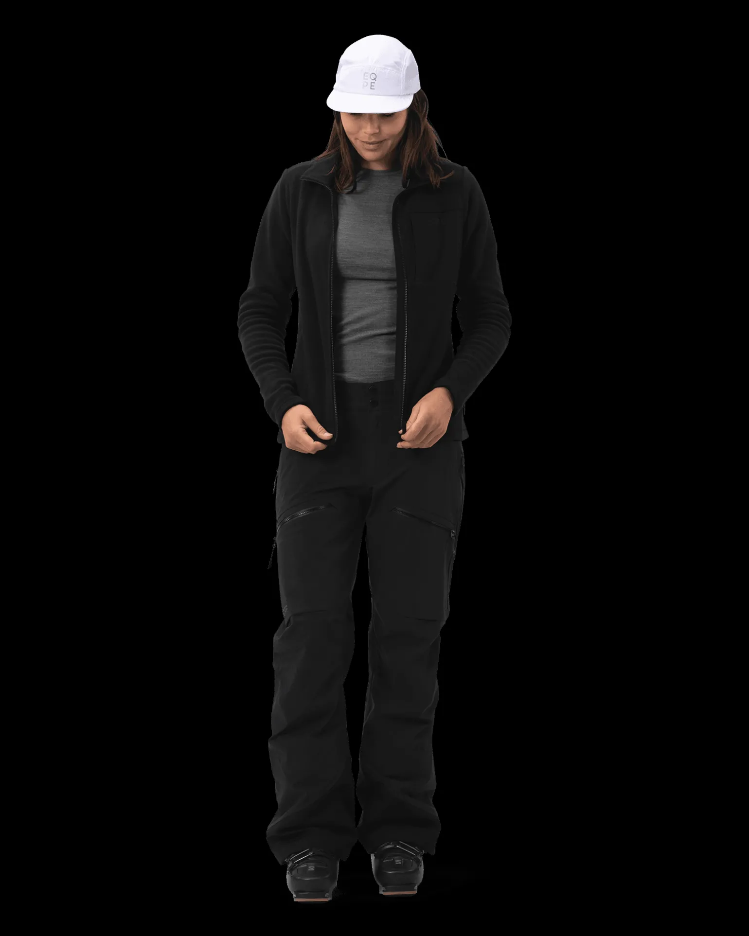 Rido Micro Fleece Jacket W Deep Black