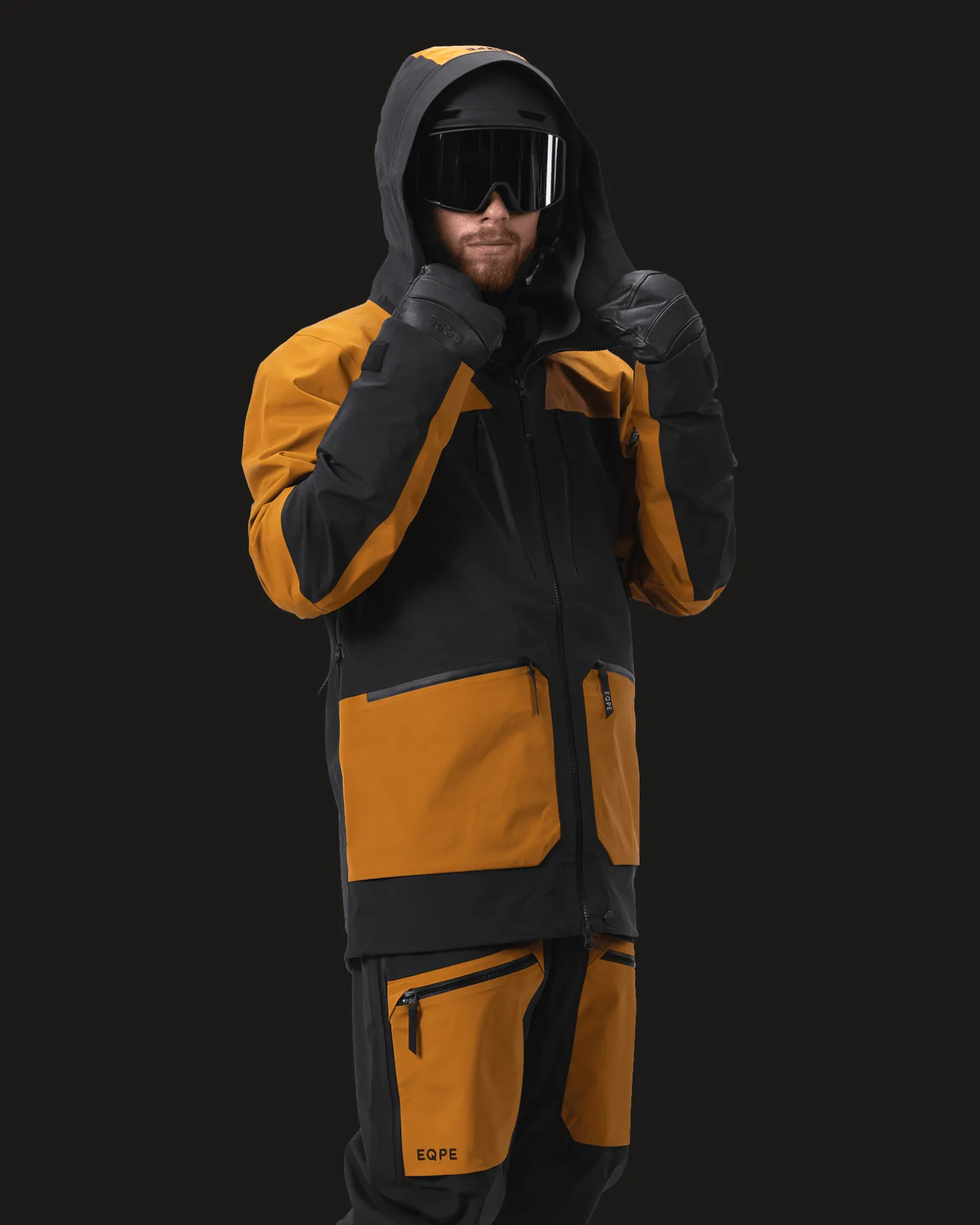 Rido Shell Jacket 2.0 M Deep Black/Autumn Leaf
