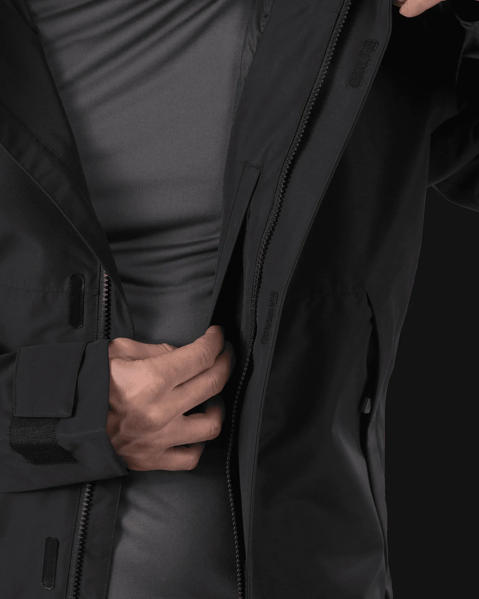 Rosse All Weather Jacket M Deep Black