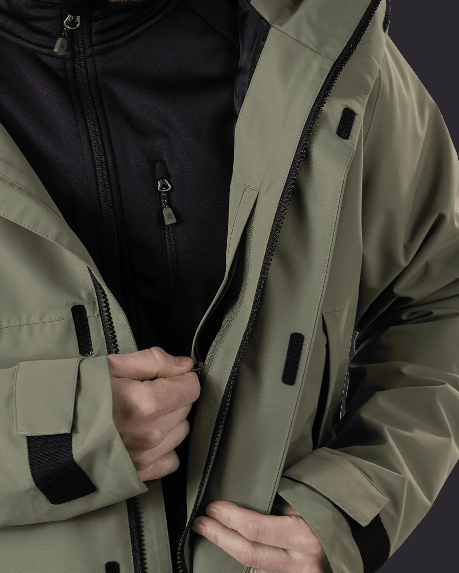 Rosse All Weather Jacket M Lichen Green