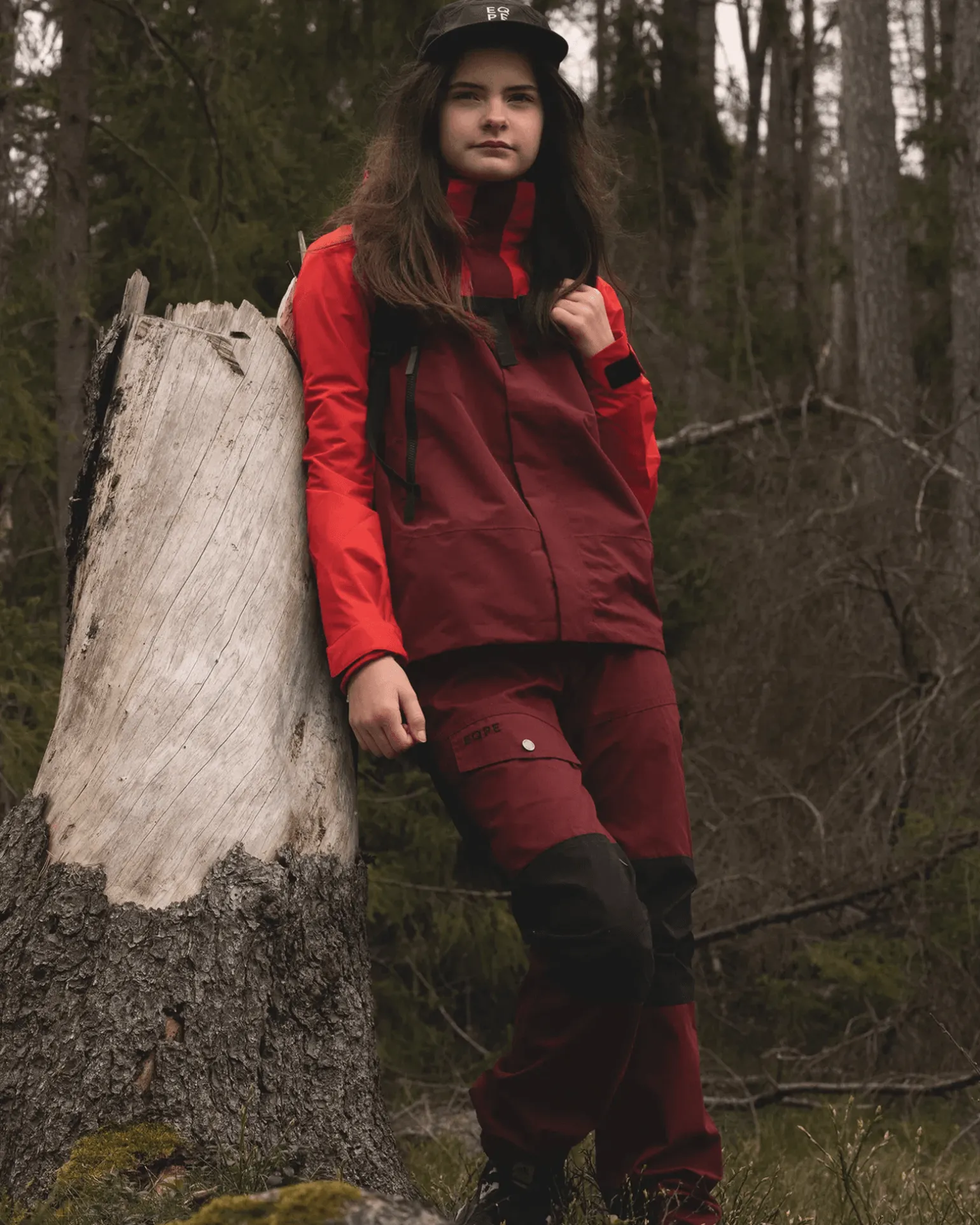 Rosse All Weather Jacket JR Cabernet