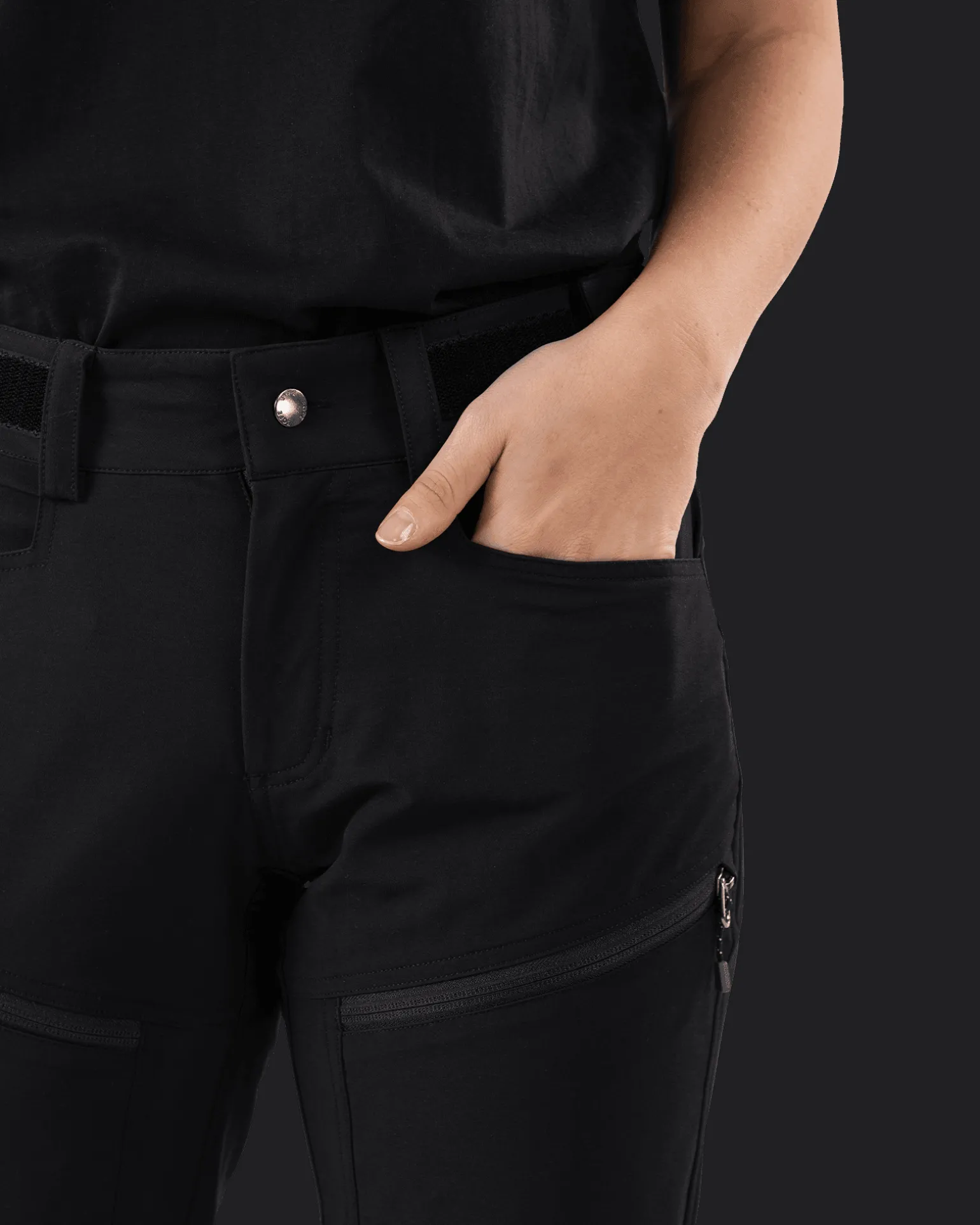 Rosse Stretch Pant W Deep Black