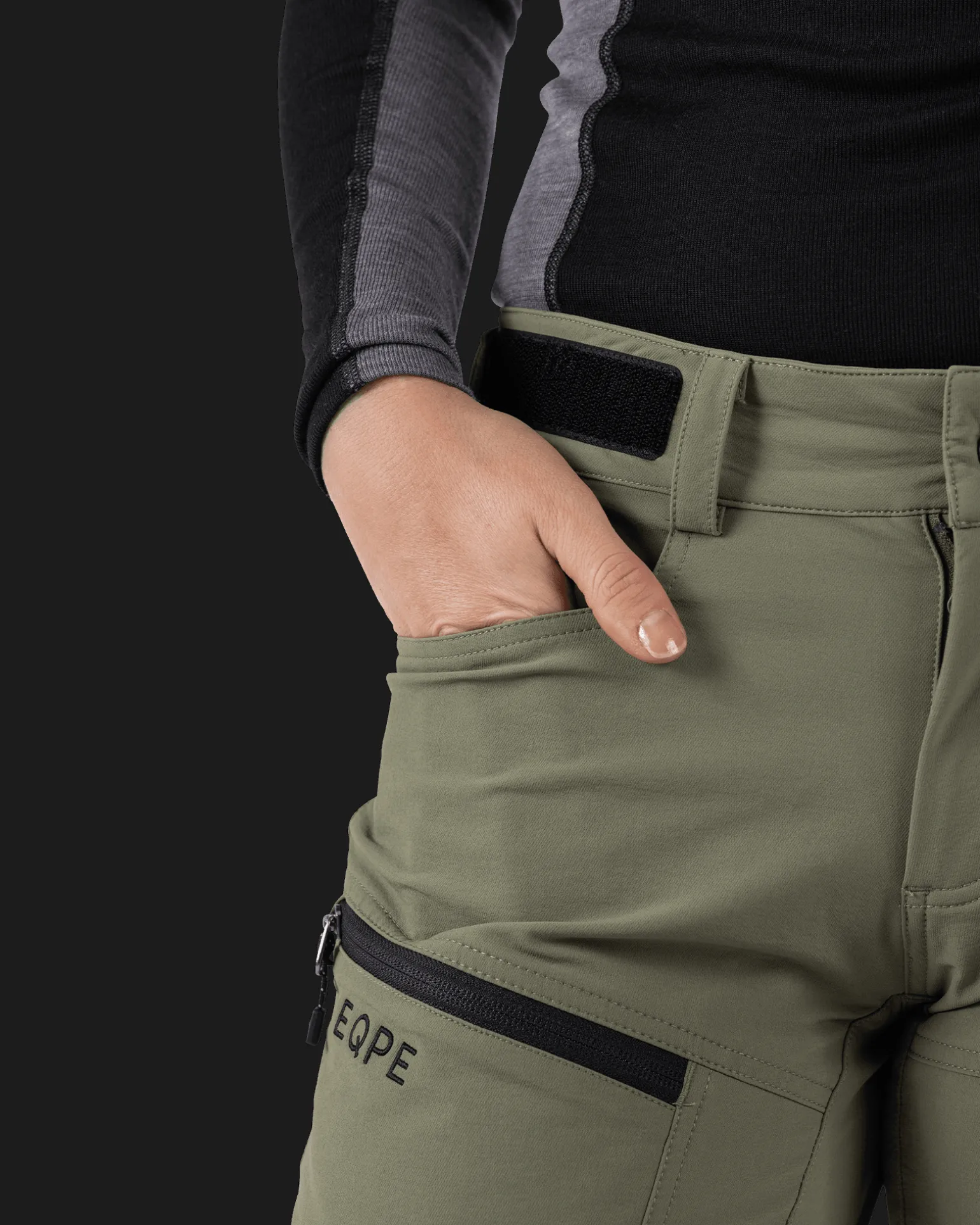 Rosse Stretch Shorts W Lichen Green