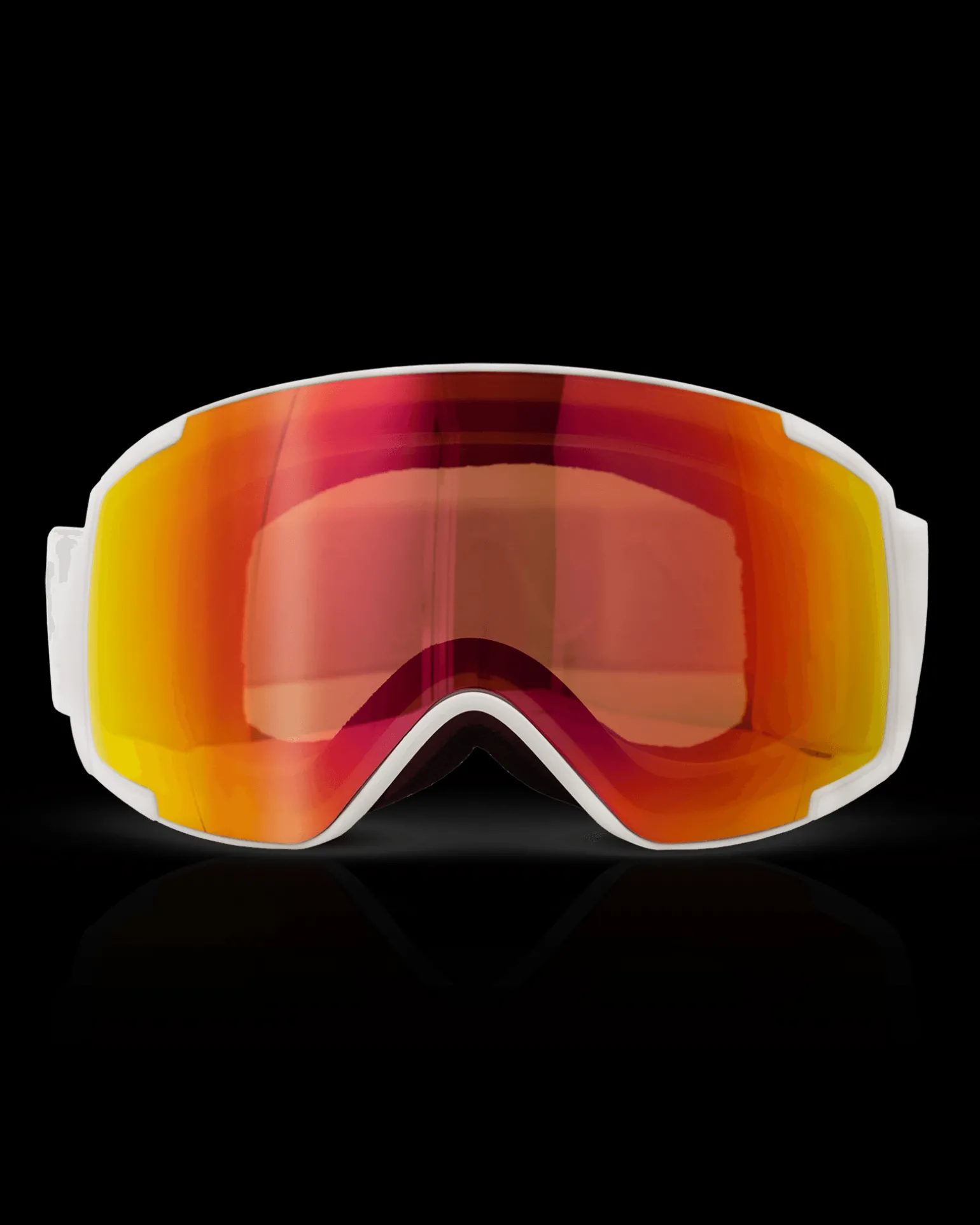 Sharp Small Face White Orange/Red Multi