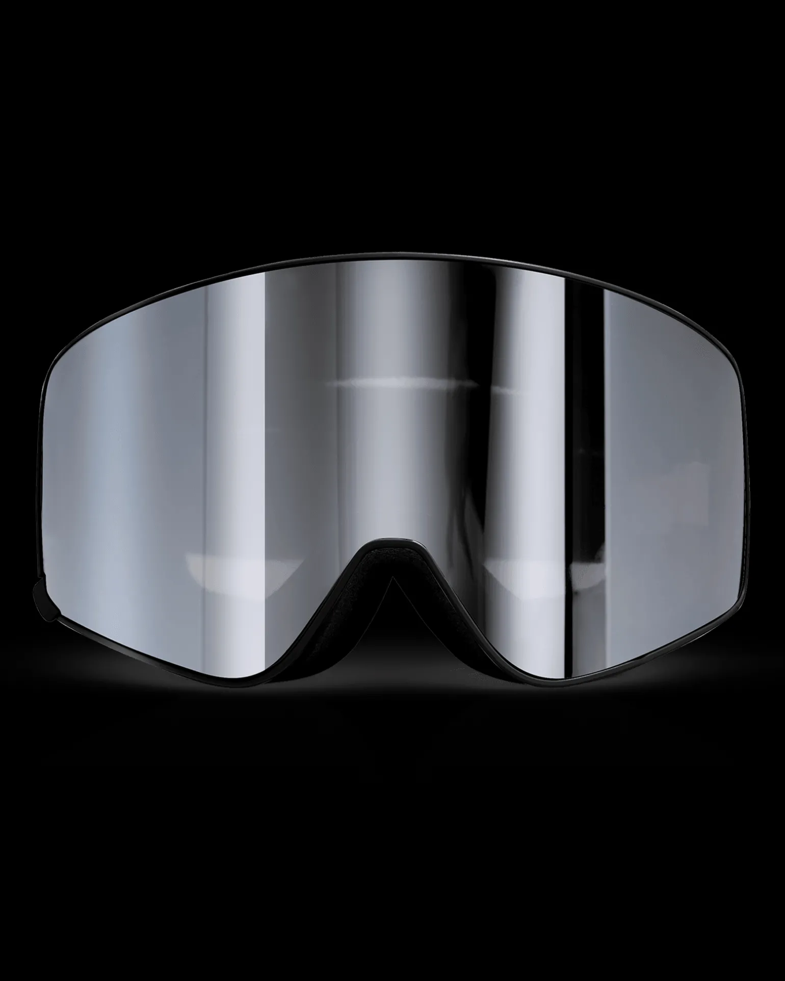 Sight Magnetic Small Face Deep Black-Smoke/Silver Mirror + Clear