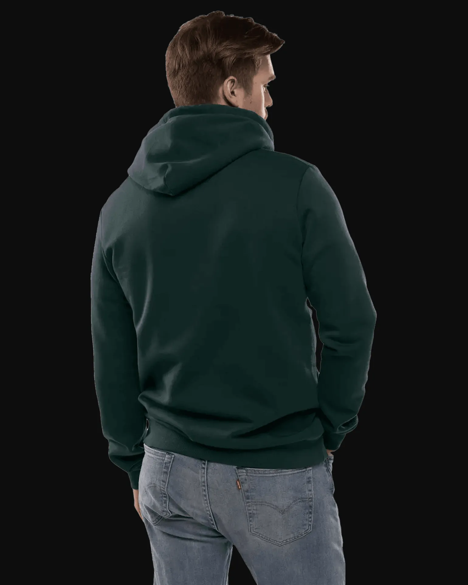 Slack Hood M Deep Forest Green