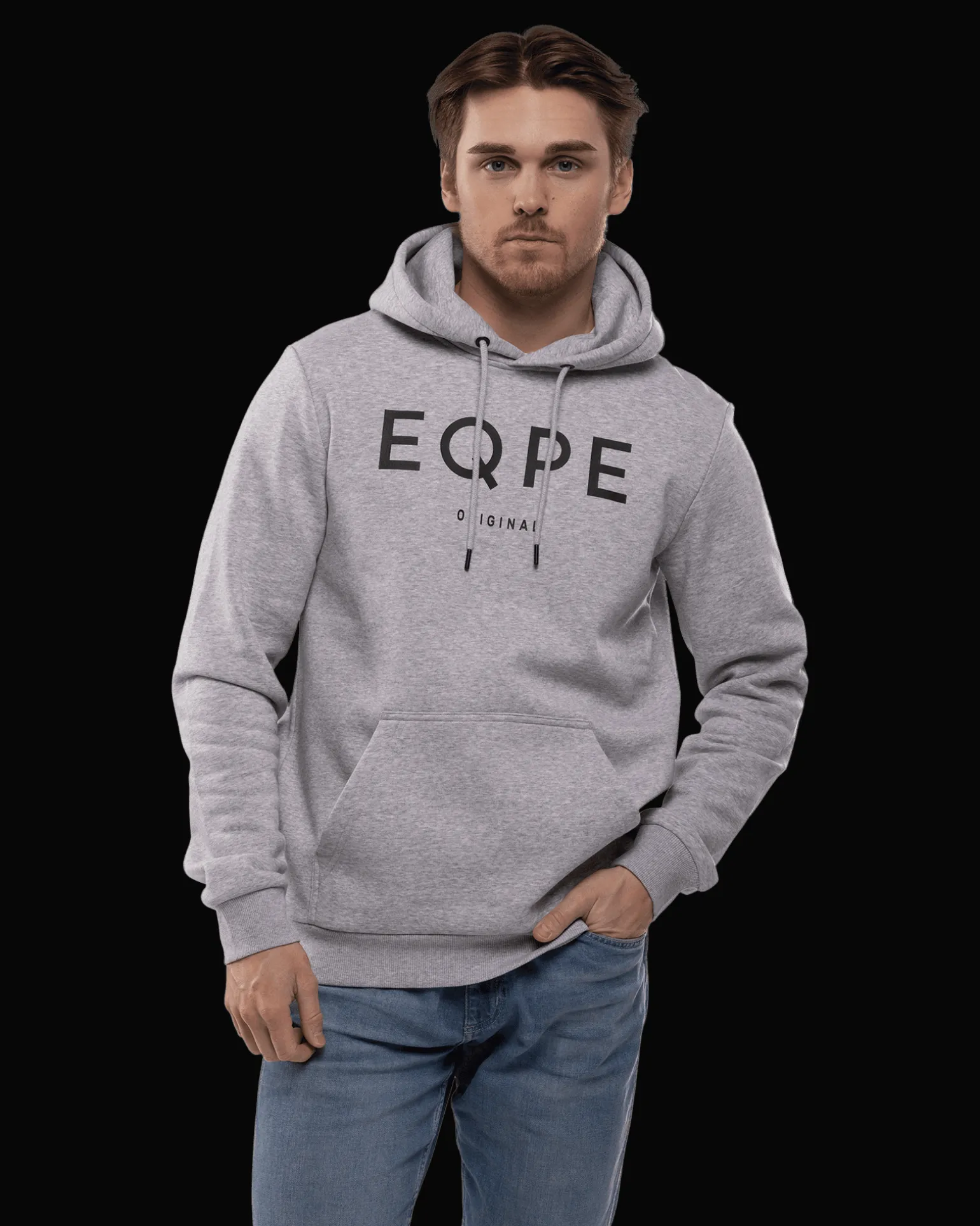 Slack Hood M Grey Melange