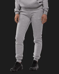 Slack Pant W Grey Melange/White